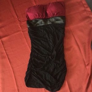 Soft Strapless Dress with Ruched Side - *Sexy*Club